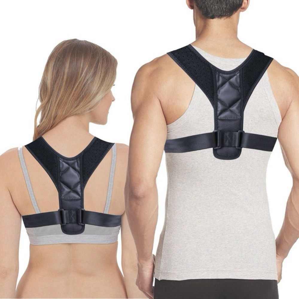 SN-660 Smart care brand Posture corrector Upper back support Strong grip Shoulder Support Relief and Back Pain Relief Belt - Adjustable Posture Support Brace for Men and Women