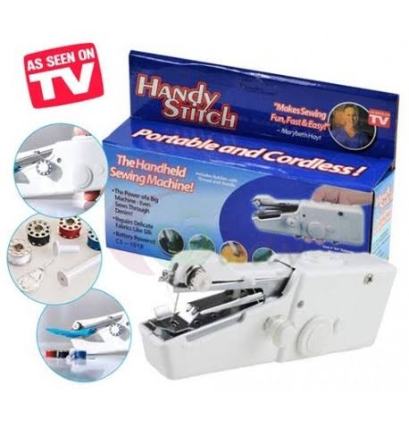 Handy Stitch – Portable Cordless Sewing Machine for Quick Repairs on All Fabrics | Best Quality Sewing Portable Machine