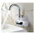 Tank-less Electric Hot Water Heater Faucet Kitchen Instant Heating Tap Water With LED