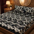 3D Crystal Cotton 3 Piece Bedsheet Set - Home Textile Product (AY0010023)
