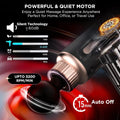 Rechargeable Massage Gun | 3000mAh Battery | 4 Speed Levels | 4 Removable Heads Electric Full Body Gun Massager, Pain Relief Cordless Deep Tissue Massager