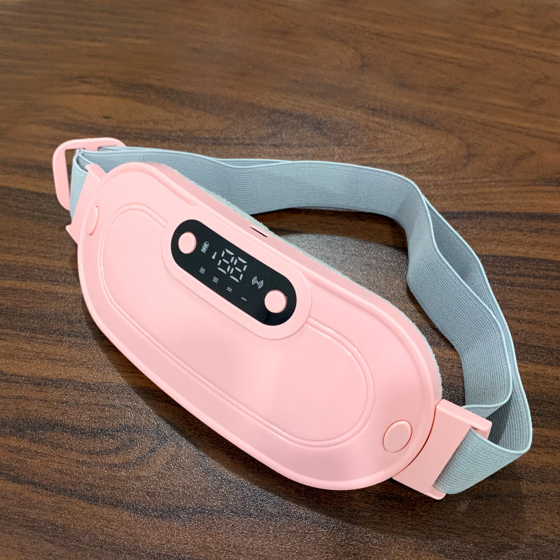 Heating and Vibrating Digital Period Pad for Healing Period Cramps - Women's Care pin Relief.