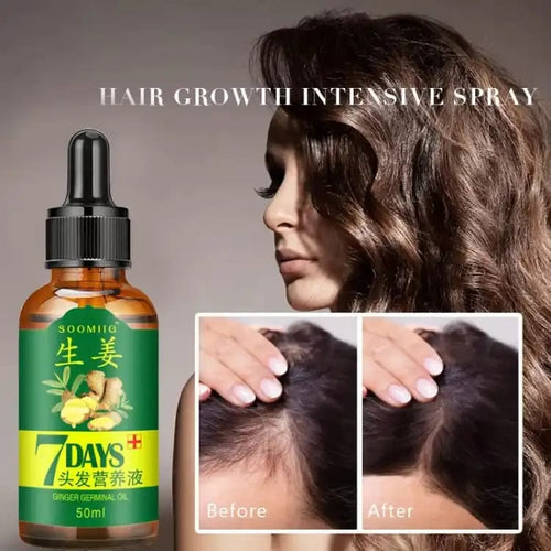 7 Days Hair Growth Germinal Serum Oil strengthen hair roots and improve the overall appearance of dry (30ML)