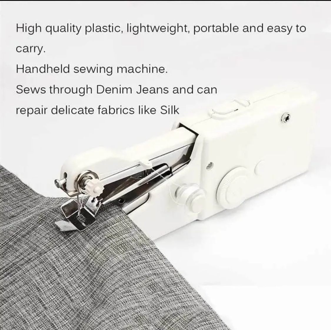 Handy Stitch – Portable Cordless Sewing Machine for Quick Repairs on All Fabrics | Best Quality Sewing Portable Machine
