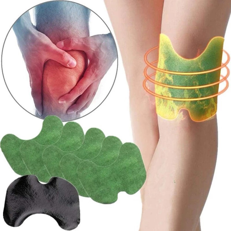 Herbal Knee Pain Relief Patch – Heat Therapy For Joint & Muscle Comfort, Natural Ingredients (Pack Of 10 Pcs)