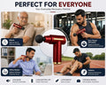 Professional Massager Gun With 4 Massage Heads Durable Portable Powerful Practical Choice For Muscle Relief Relaxation And Recovery | Random Color