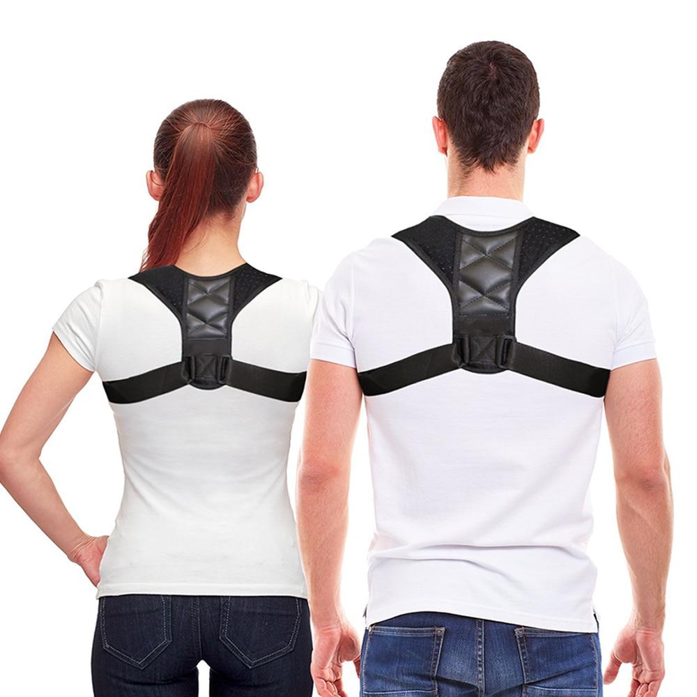 SN-660 Smart care brand Posture corrector Upper back support Strong grip Shoulder Support Relief and Back Pain Relief Belt - Adjustable Posture Support Brace for Men and Women