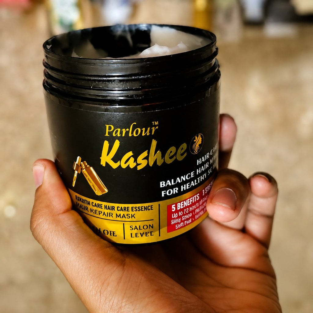 Kashee Hair Mask And Black Charcoal Mask Combo - Personal Care Product Designed For Skin And Hair Treatment And Daily Grooming Routine