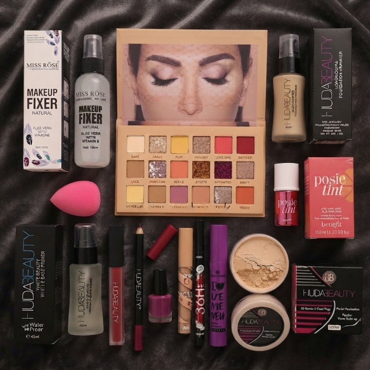 13 In 1 Complete Makeup Set - Beauty Accessory Designed For Makeup Application And Daily Cosmetic Routine